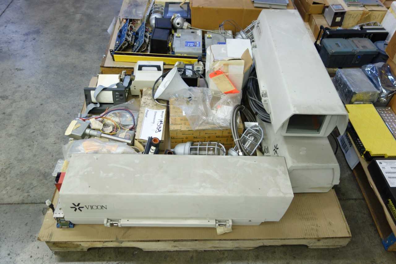 4 PALLETS OF ASSORTED ELECTRICAL - ELECTRICAL COMPONENTS