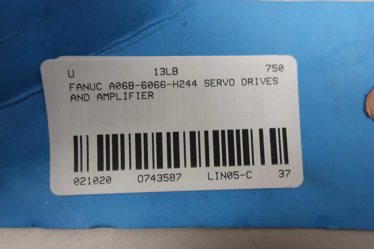 FANUC A06B-6066-H244 SERVO AMPLIFIER - SERVO