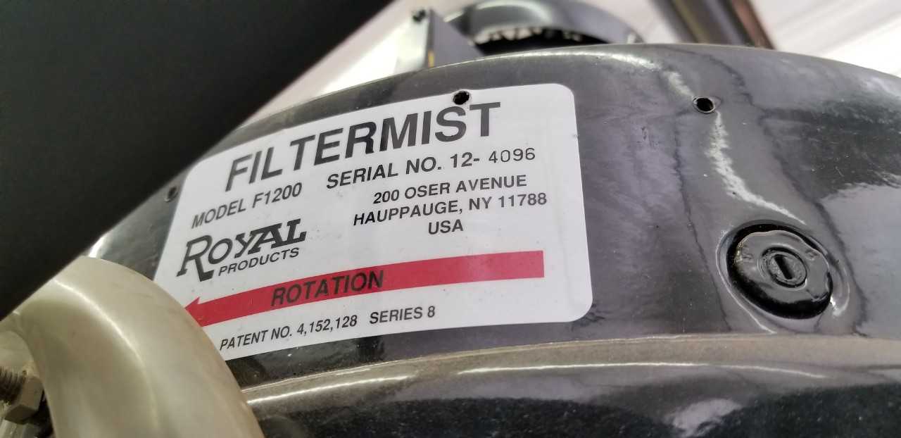 Royal Filter Mist #F1200 - PLANT & FACILITY