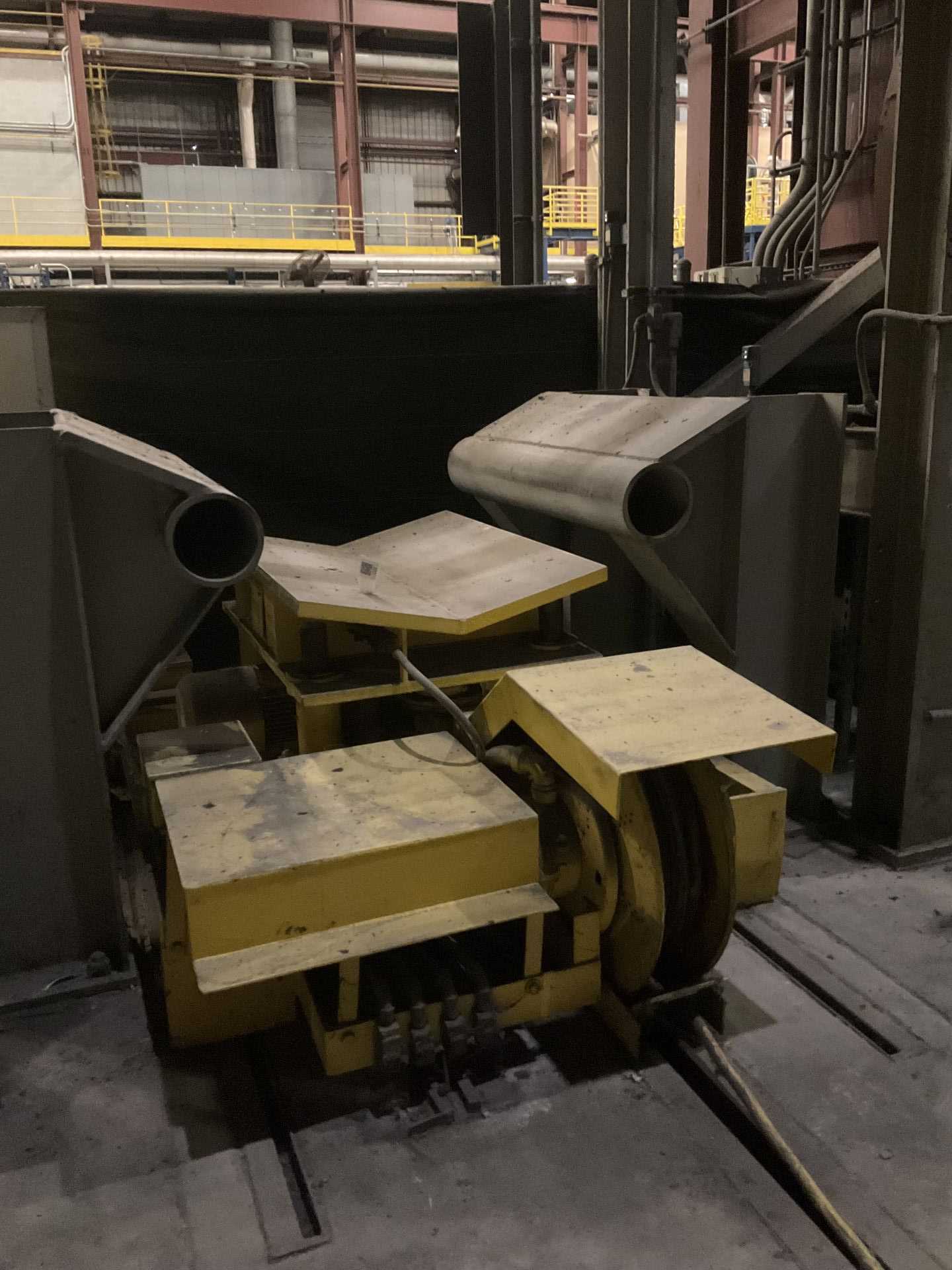 QTY 2 - X RAIL TRACK COIL CARTS - COIL HANDLING MACHINE