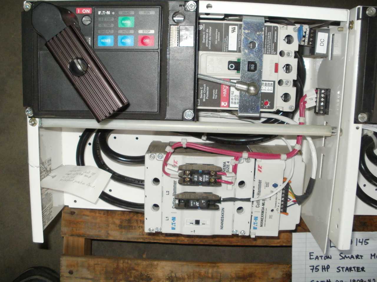 EATON SMART MCC 75 HP STARTER CAT # 97-1909-42 - MOTOR STARTERS