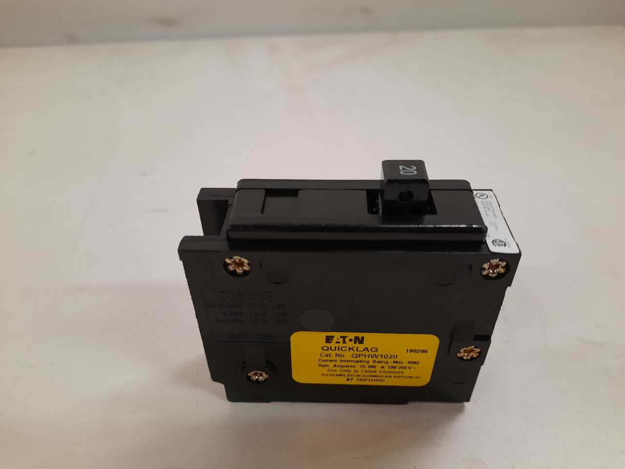 Quantity of 43x QPHW1020 1P 20A 120/240V MCB/Residential Circuit Breakers - CIRCUIT BREAKERS