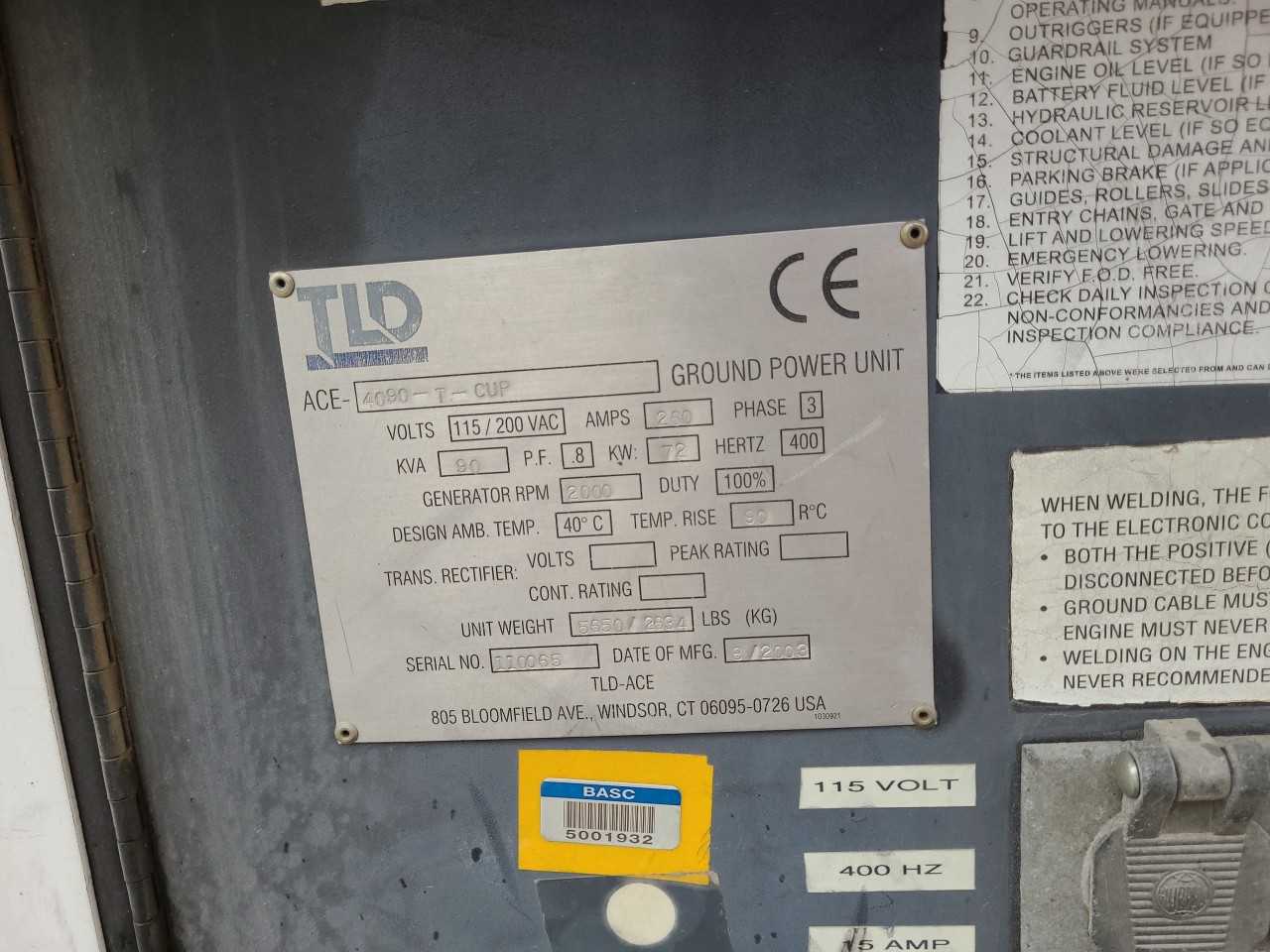 Aircraft Generator (Lot 2586572) San Antonio, TX - POWER GENERATORS