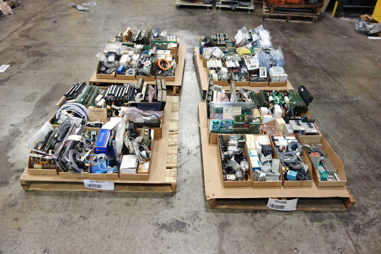 4 PALLETS OF ASSORTED AUTOMATION - INDUSTRIAL PARTS