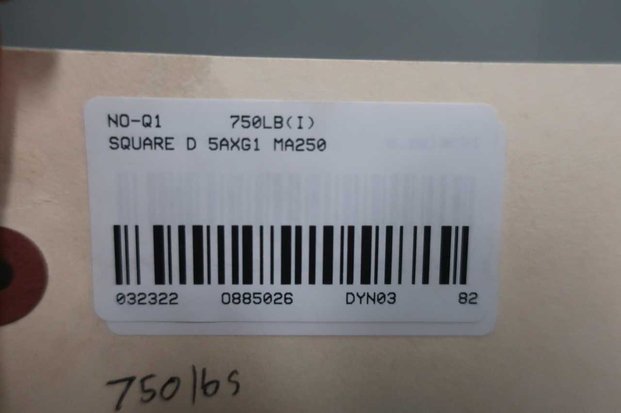 SQUARE D 5AXG1 MA250 VACUUM BREAKER GROUND FAULT TESTER CIRCUIT BREAKER PARTS AND ACCESSORY - CIRCUIT BREAKERS