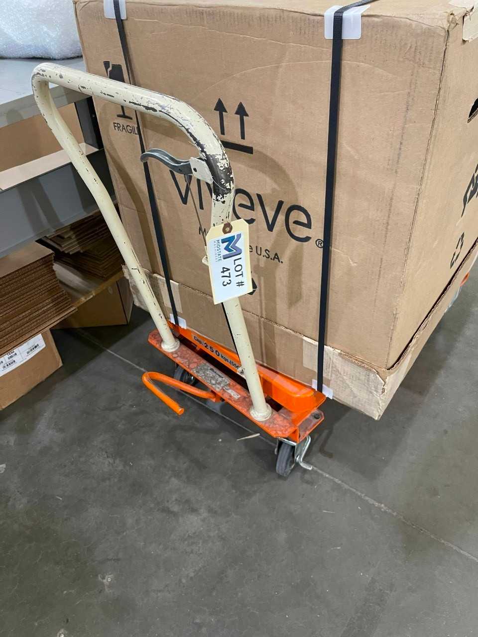 Hydraulic 500 Lb Cart No Contents - ROLLING CARTS