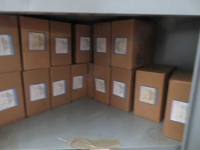Cabinet with sanding disc, wax and was pot. - MISCELLANEOUS
