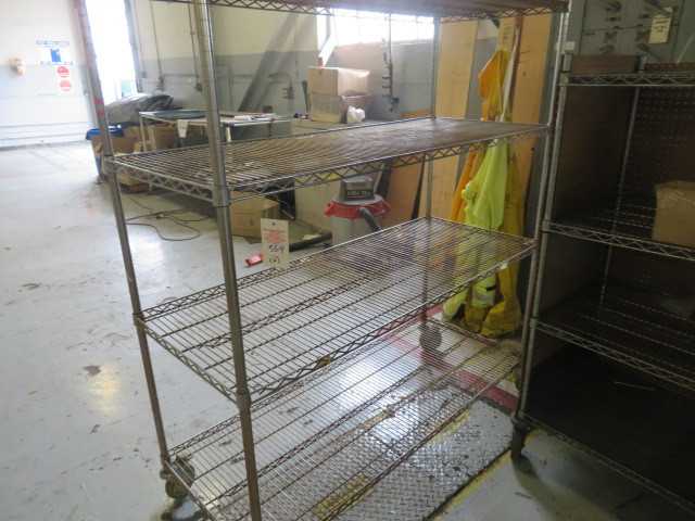 Rack on Wheels, (2) lot - MISCELLANEOUS