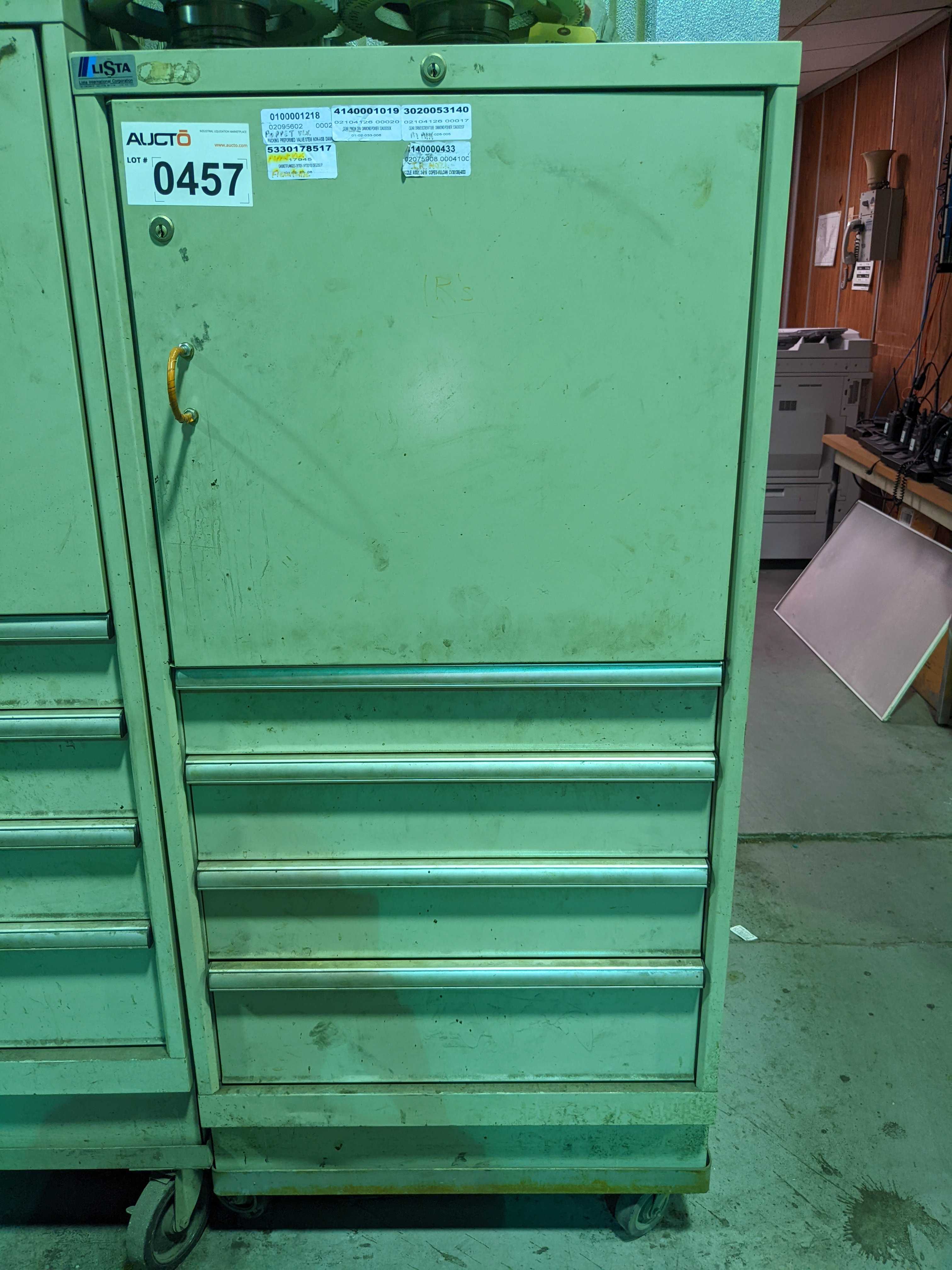 CABINET AND CONTENTS - INDUSTRIAL PARTS