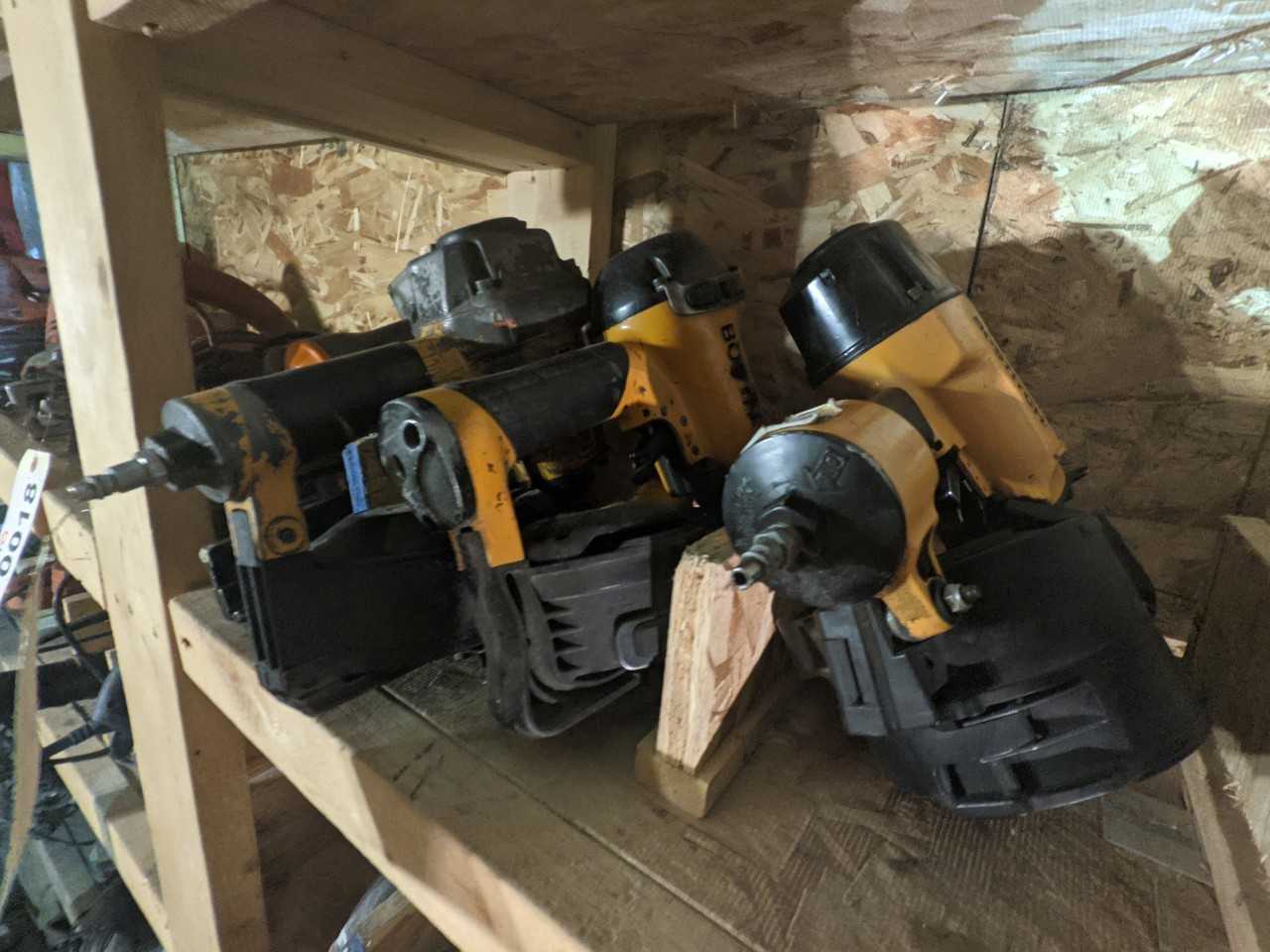 Lot of 6 Pneumatic Nail gun - ELECTRIC POWER TOOLS