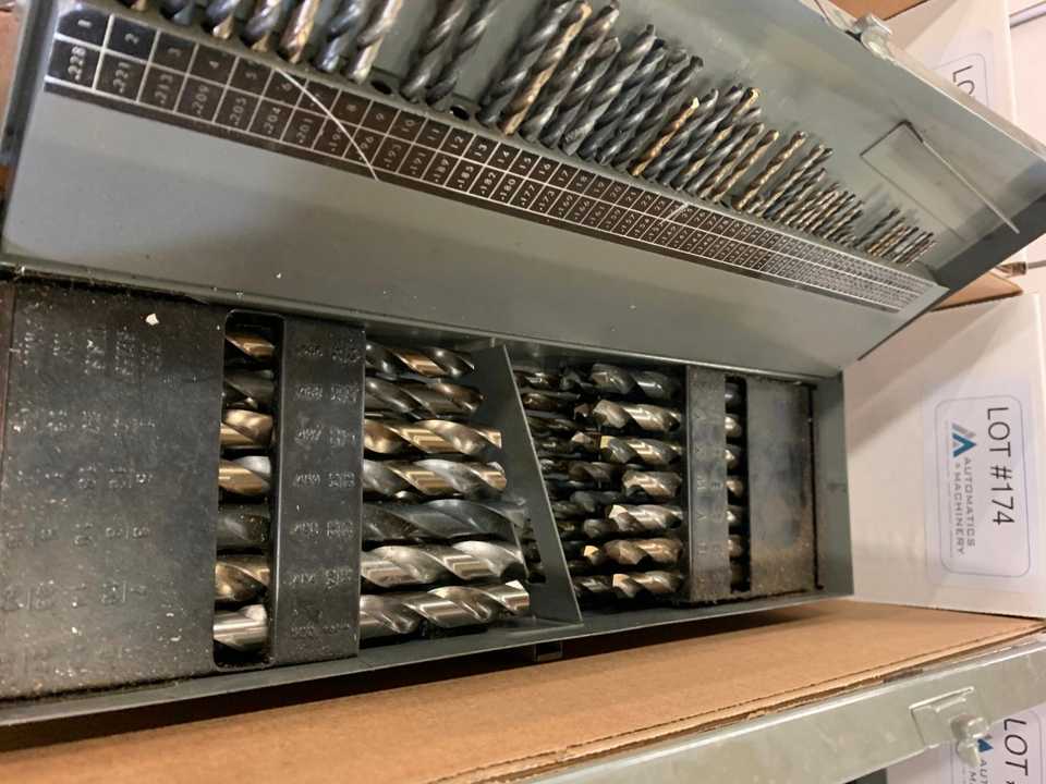 Drill Bit Set (Incomplete) - MACHINING EQUIPMENT PARTS