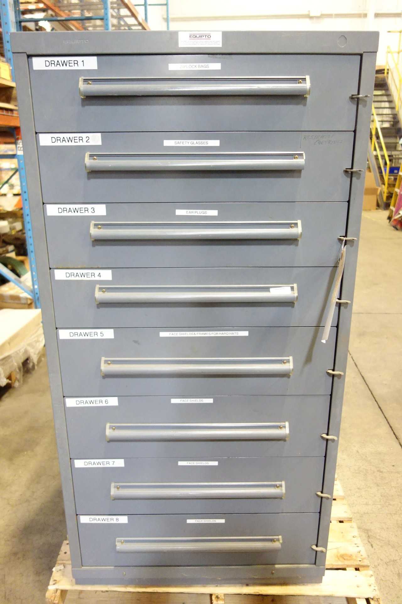 1 LOT OF EQUIPTO TOOLING CABINET - TOOL STORAGE 1 LOT OF EQUIPTO TOOLING CABINET - TOOL STORAGE
