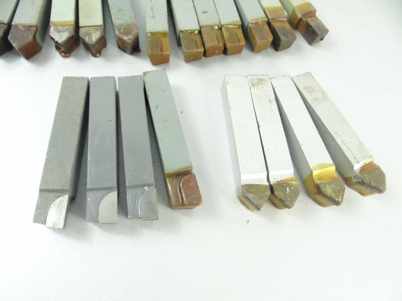 Lot of 21 New Assorted Carbide Tipped Tool Bits - MACHINING ACCESSORIES & TOOLING