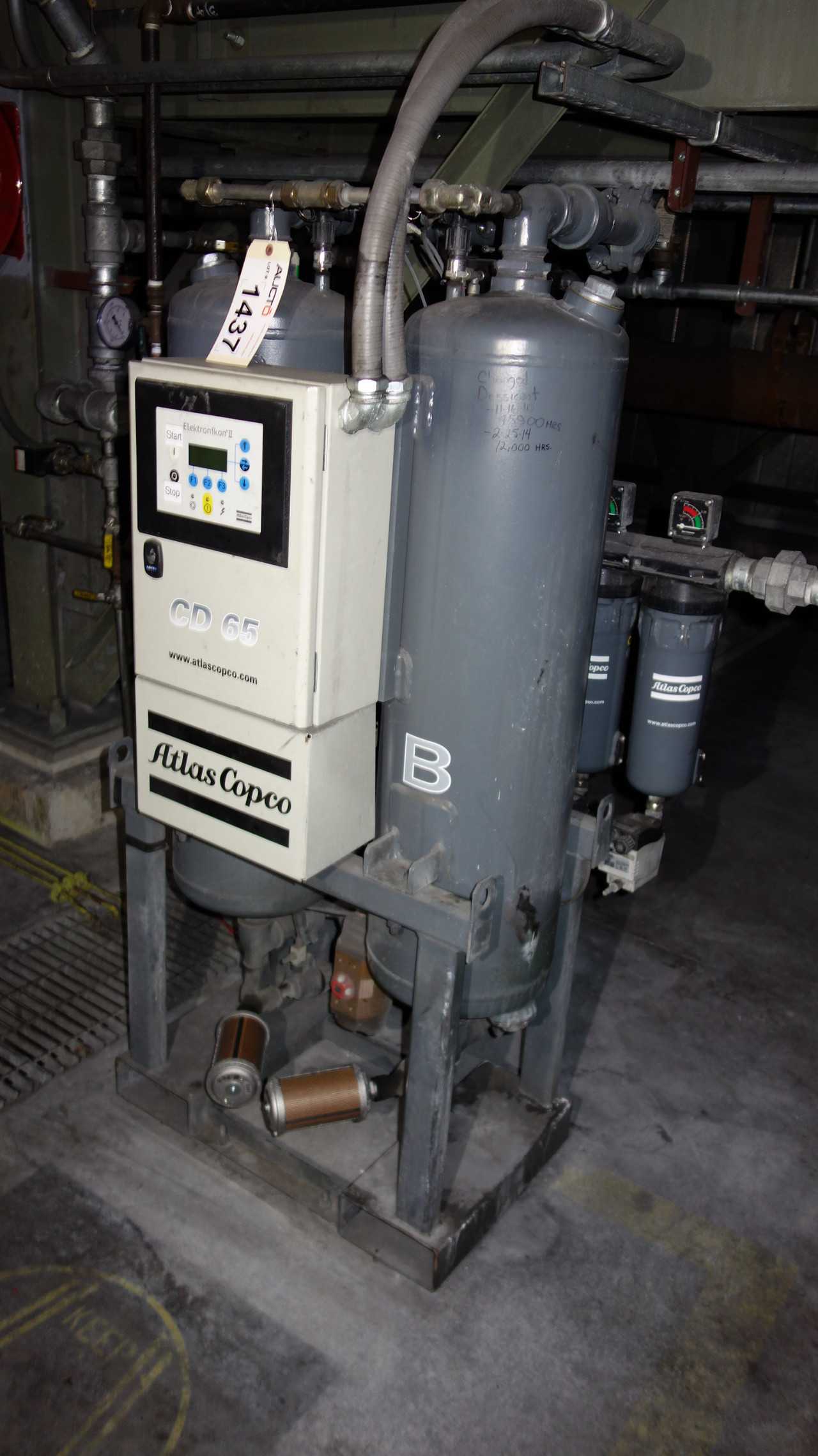 ATLAS COPCO CD65 PURGE AIR DRYER 115V - AIR DRYERS