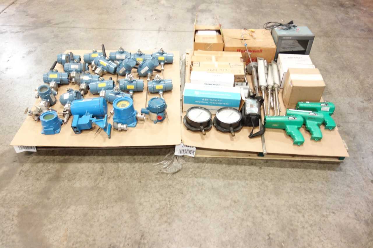2 PALLETS OF ASSORTED INSTRUMENTATION - INSTRUMENTATION