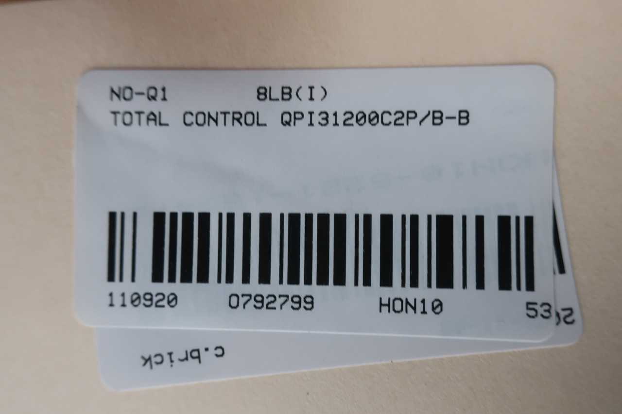 TOTAL CONTROL QPI31200C2PBB 105IN COLOR INTERFACE PANEL - AUTOMATION & CONTROLS