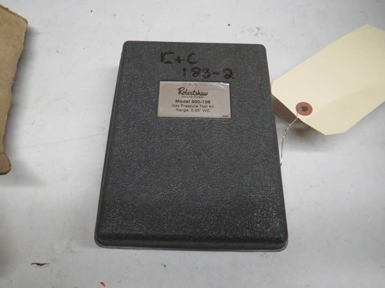 ROBERTSHAW MODEL 900-108 GAS PRESSURE TEST KIT - ELECTRICAL COMPONENTS