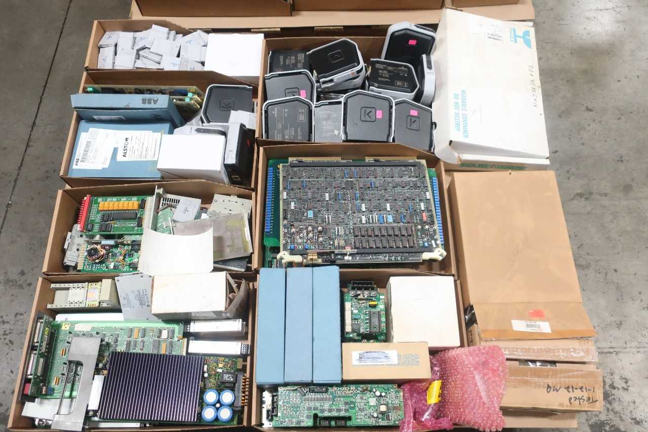 2 PALLETS OF ELECTRICAL CIRCUIT BOARDS, DELTA V CHARM CARDS - AUTOMATION & CONTROLS