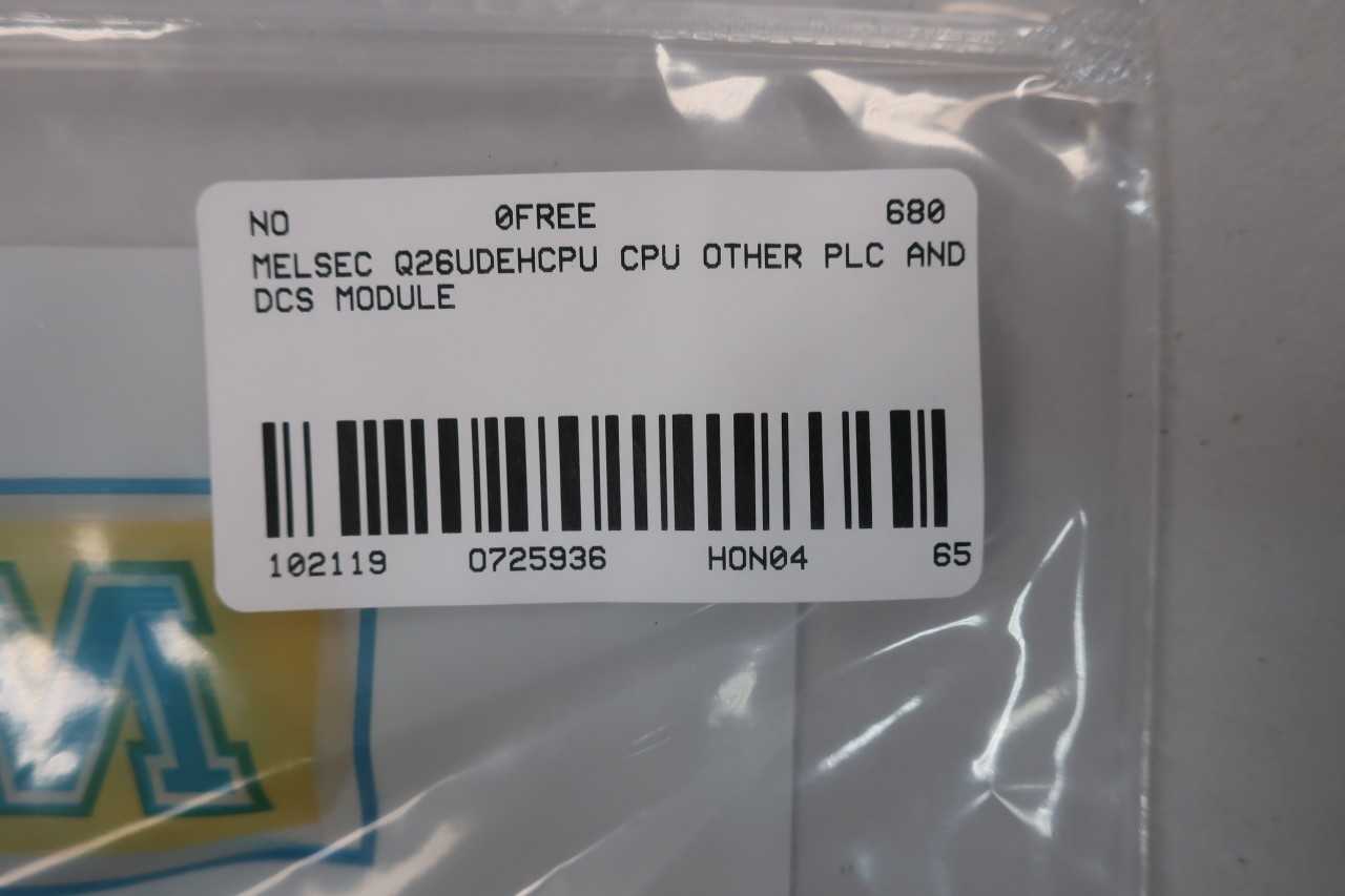 MITSUBISHI Q26UDEHCPU MELSEC-Q CPU PROCESSOR MODULE - AUTOMATION & CONTROLS