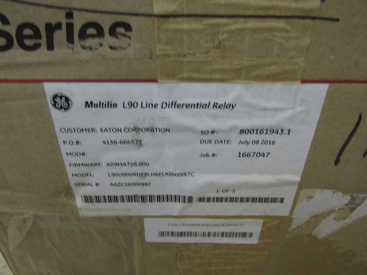 GE L90U00VKHF8LH6ELXXNXXR7C I/O Module - AUTOMATION & CONTROLS