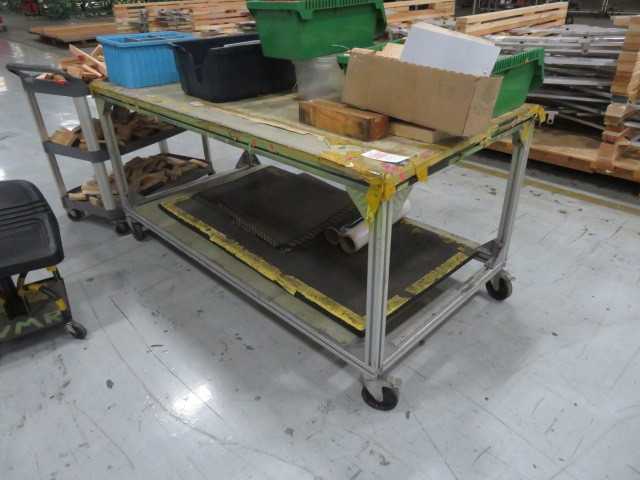 Aluminum Table on wheels - MISCELLANEOUS