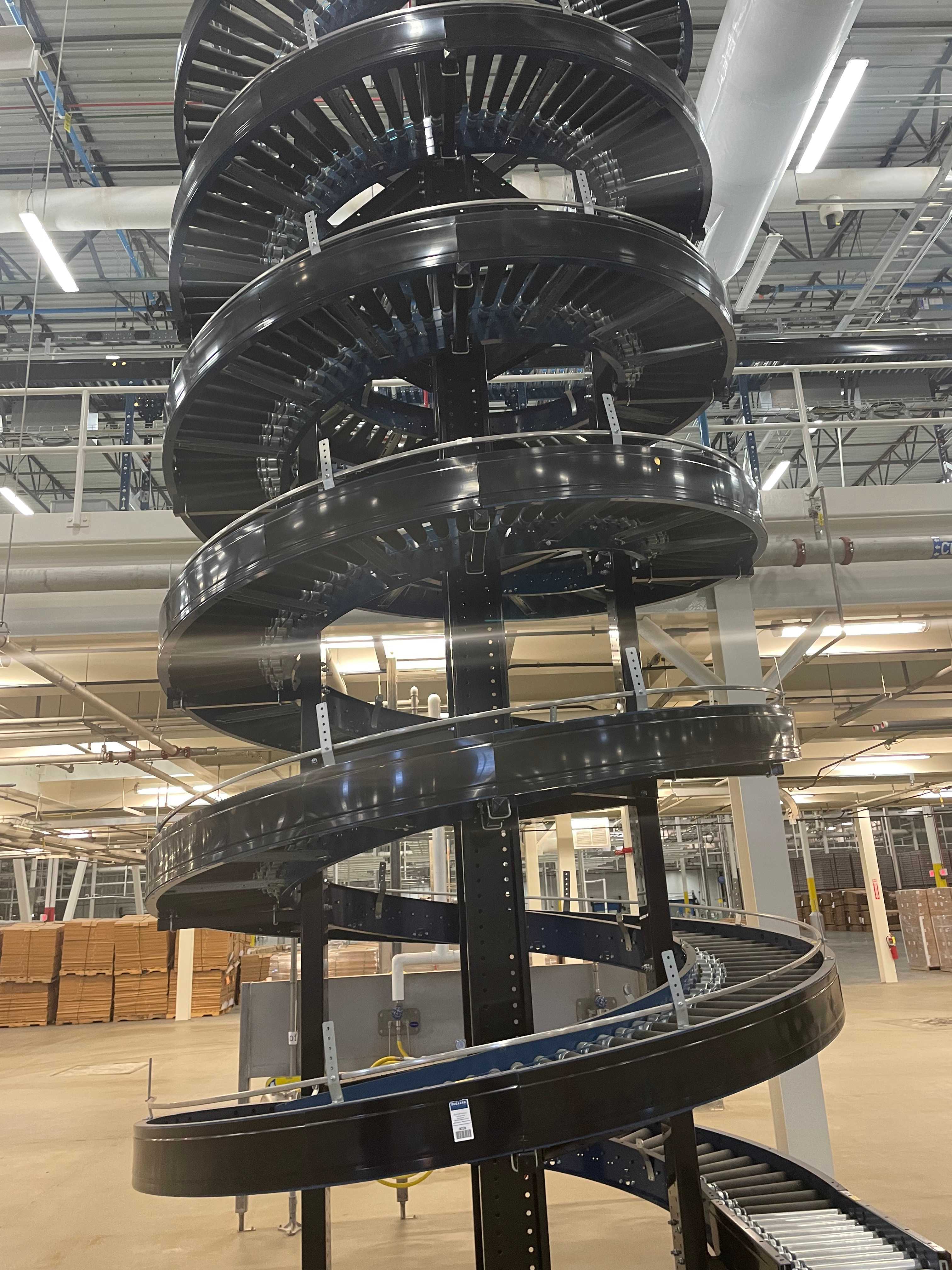 HILMOT CORP  MG18B3XM (4) HELIX CONVEYOR SYSTEMS.  JOB # 56924F - CONVEYORS