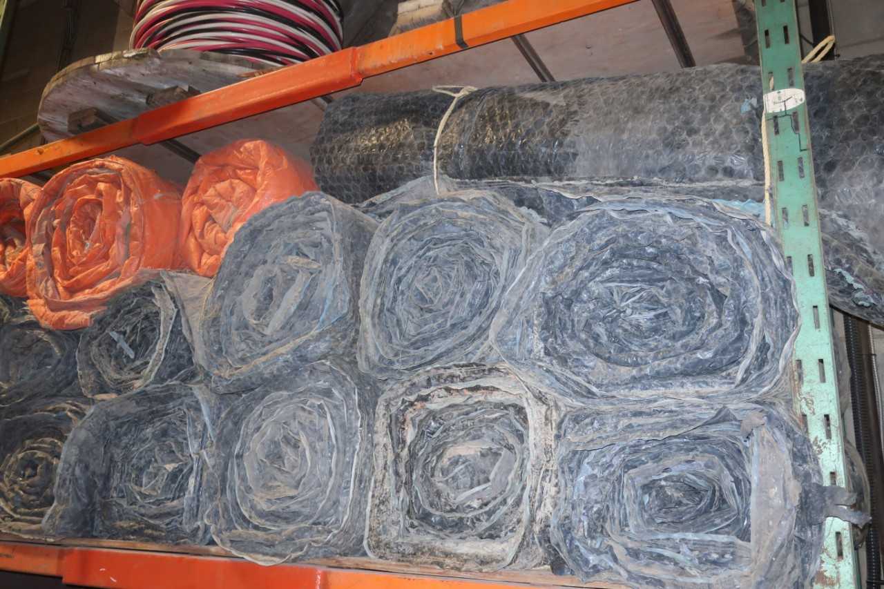 LOT OF ASSORTED INSULATED CONCRETE BLANKETS - TRAILER MOUNTED EQUIPMENT