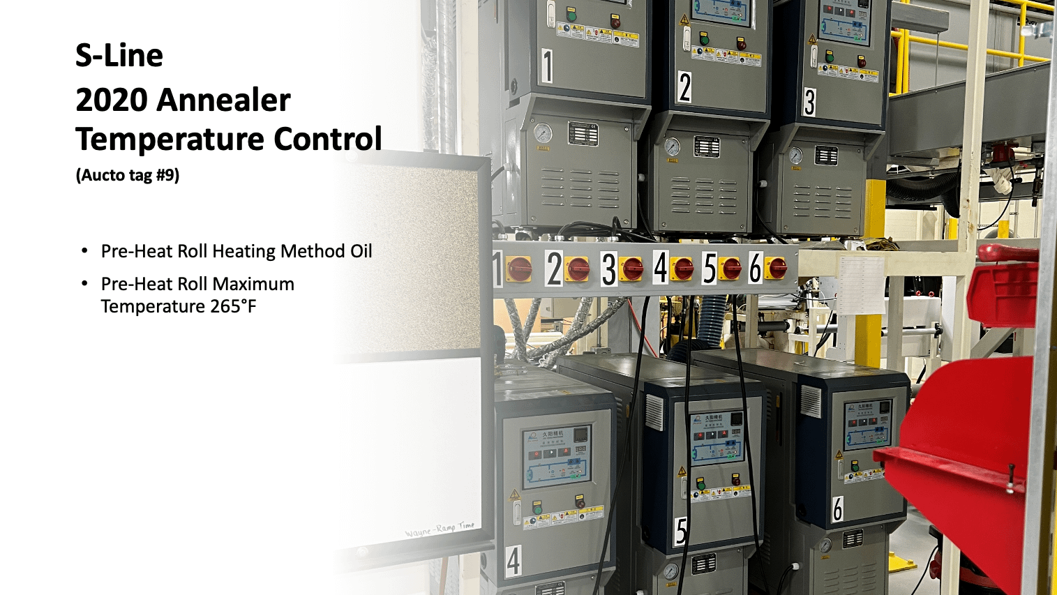 2020 FUJIAN WELLSON MACHINERY CO. ANNEALER TEMPERATURE CONTROL - AUTOMATION & CONTROLS