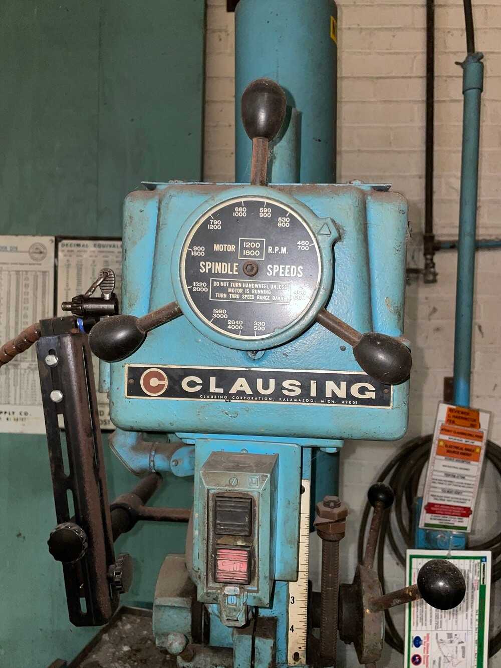 Clausing Drill Press - UPRIGHT DRILL PRESSES