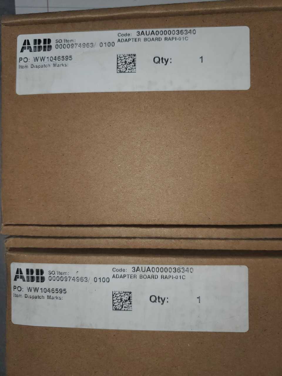 ABB ADAPTER BOARD RAPI-01C QTY. 2 - AUTOMATION & CONTROLS