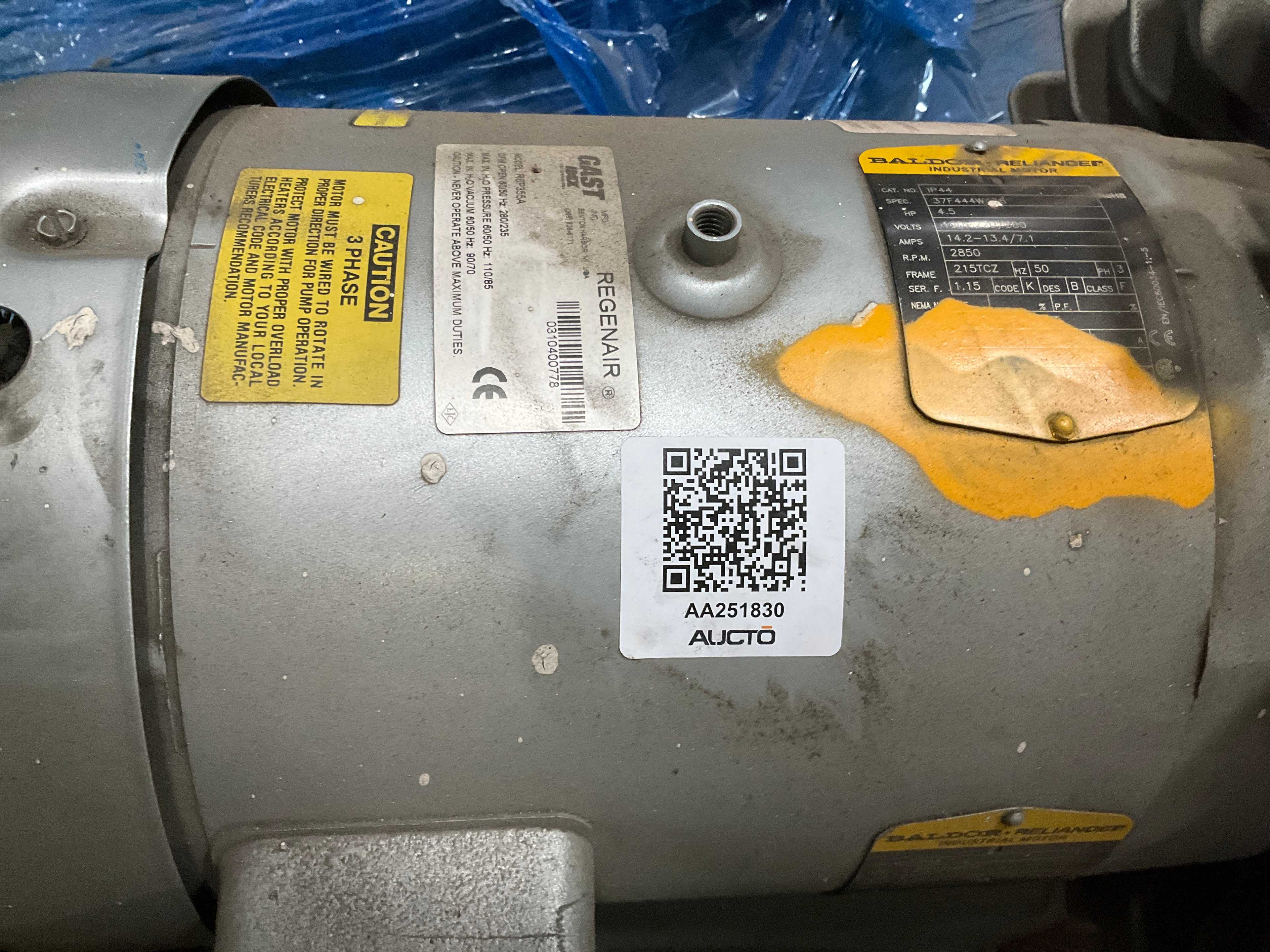 BALDOR RELIANCE IP44 AC MOTOR - AC MOTOR