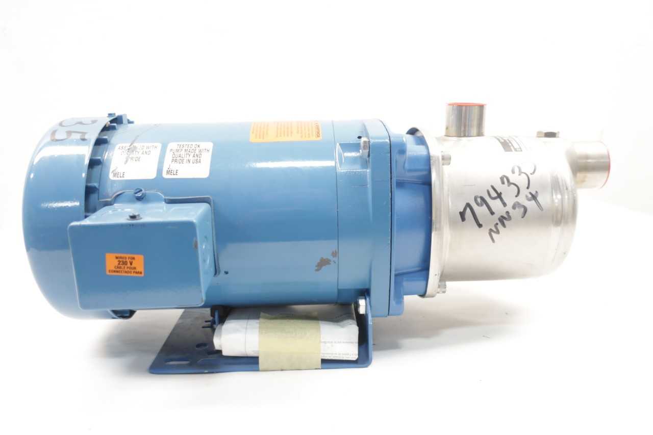 GOULDS 1HM1E5CS G&L SERIES HMS STAINLESS 1IN 3-3/4IN 1HP 1-1/4IN 208-230/460V-AC CENTRIFUGAL PUMP - CENTRIFUGAL PUMP GOULDS 1HM1E5CS G&L SERIES HMS STAINLESS 1IN 3-3/4IN 1HP 1-1/4IN 208-230/460V-AC CENTRIFUGAL PUMP - CENTRIFUGAL PUMP