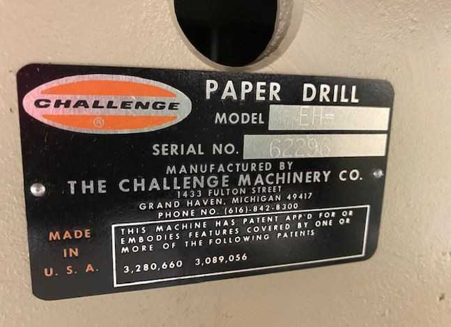 Challenge EH Paper Drill - Collierville, TN - MISCELLANEOUS