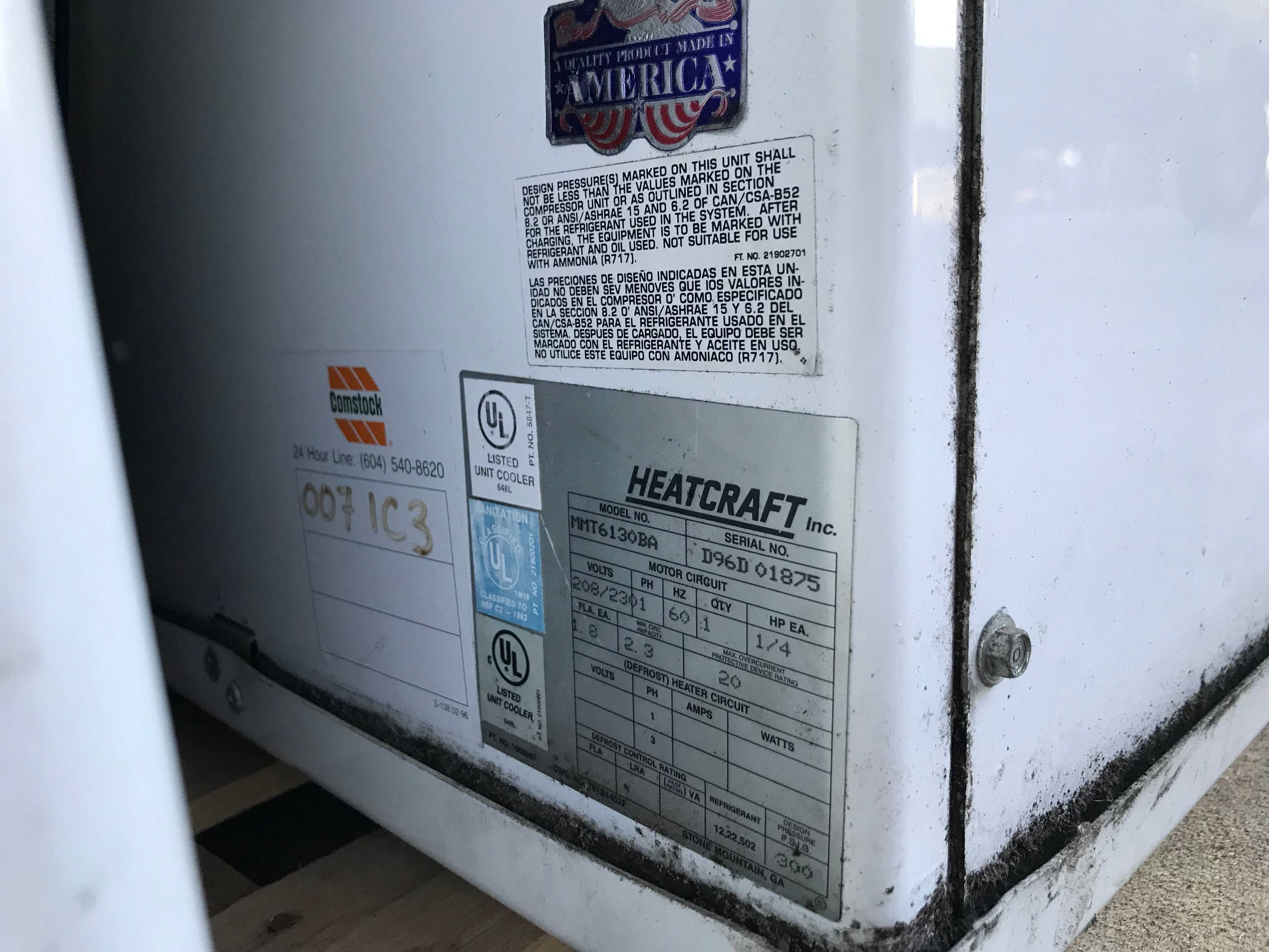 Lot of 2 Heatcraft MMT6130BA Chillers - CONSTRUCTION