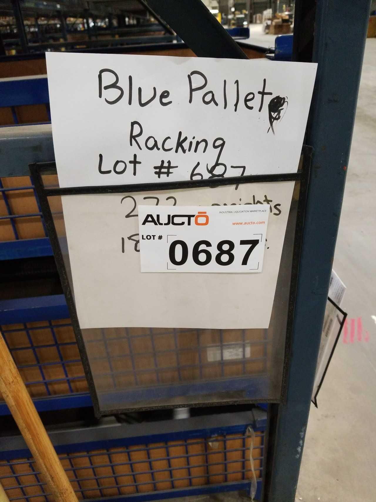 12 ROWS OF PALLET RACKINGS - MISCELLANEOUS