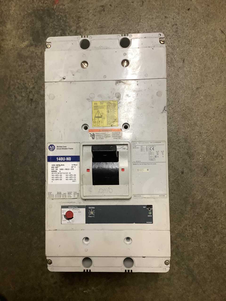 Allen Bradley 140U-NO Circuit Breaker - CIRCUIT BREAKERS