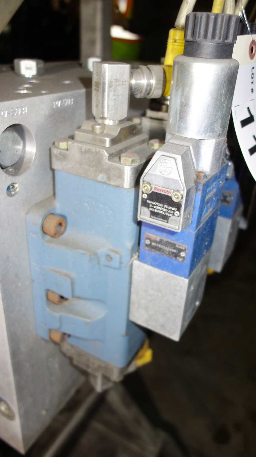 GE SIMPLEX TMA ETD HYDRAULIC MANIFOLD, 3X REXROTH - PNEUMATIC VALVE