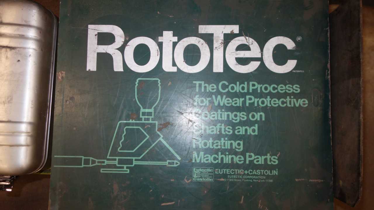EUTECTIC ROTOTEC WEAR COATING GUN KIT, MODEL I - ELECTRIC POWER TOOLS
