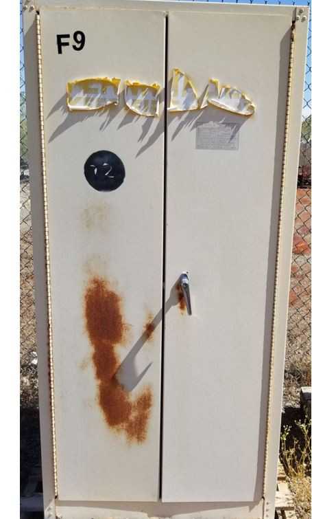 Fire Cabinet 31.5" L x 31.5" W x 65" H - TOOL STORAGE