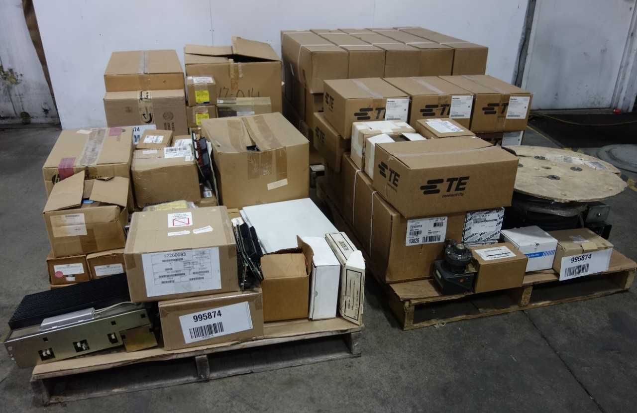 4 PALLETS OF ASSORTED ELECTRICAL AND AUTOMATION - ELECTRICAL COMPONENTS