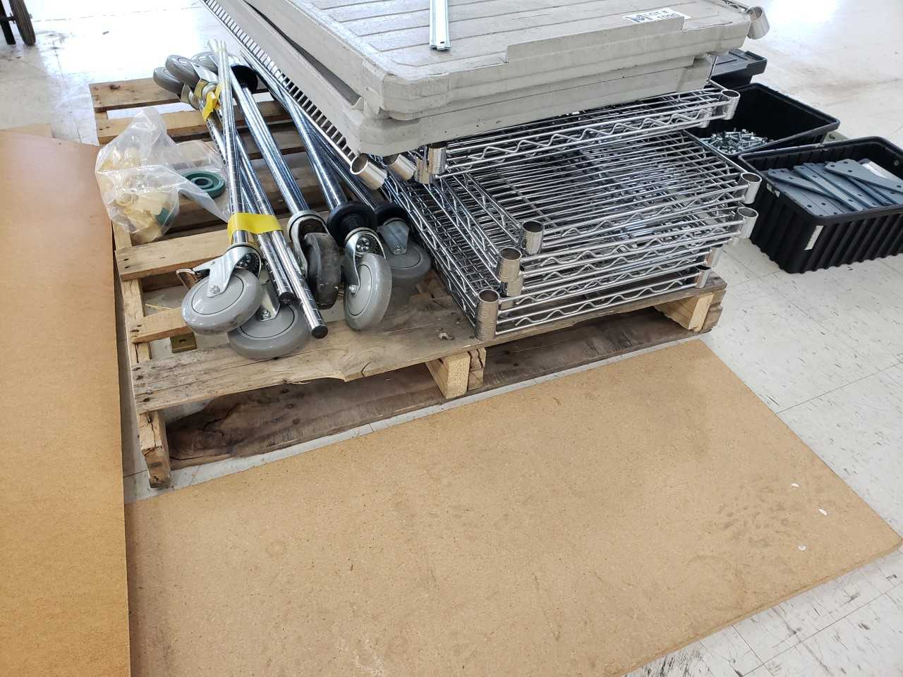 Rolling Bakers Rack No Contents - MISCELLANEOUS
