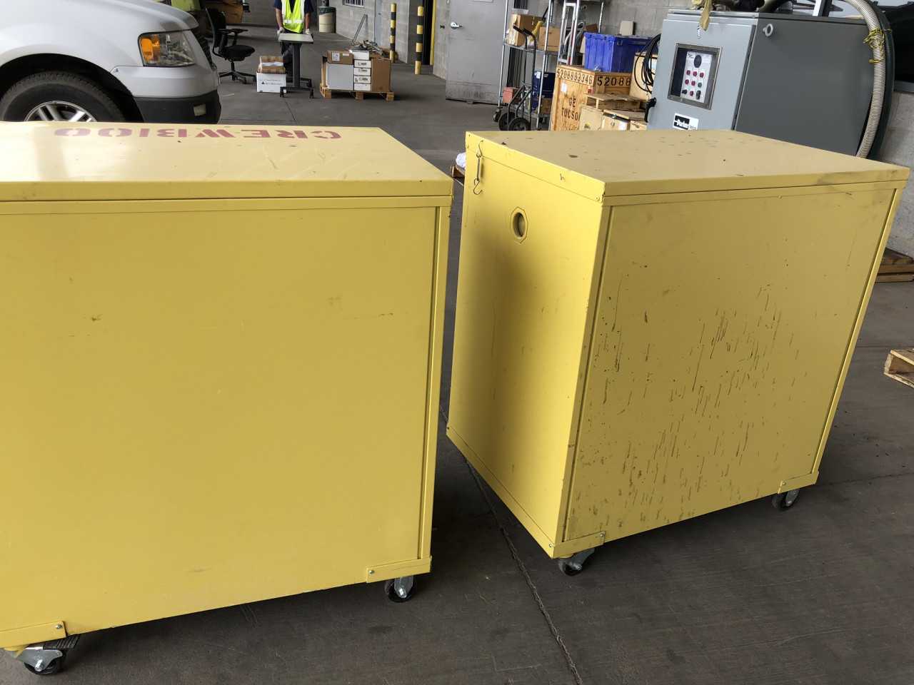 One lot of Two Safety Storage Cabinets - SAFETY EQUIPMENT