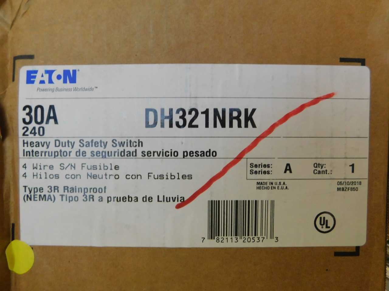 Quantity of 3x DH321NRK Switches - ELECTRICAL COMPONENTS Quantity of 3x DH321NRK Switches - ELECTRICAL COMPONENTS