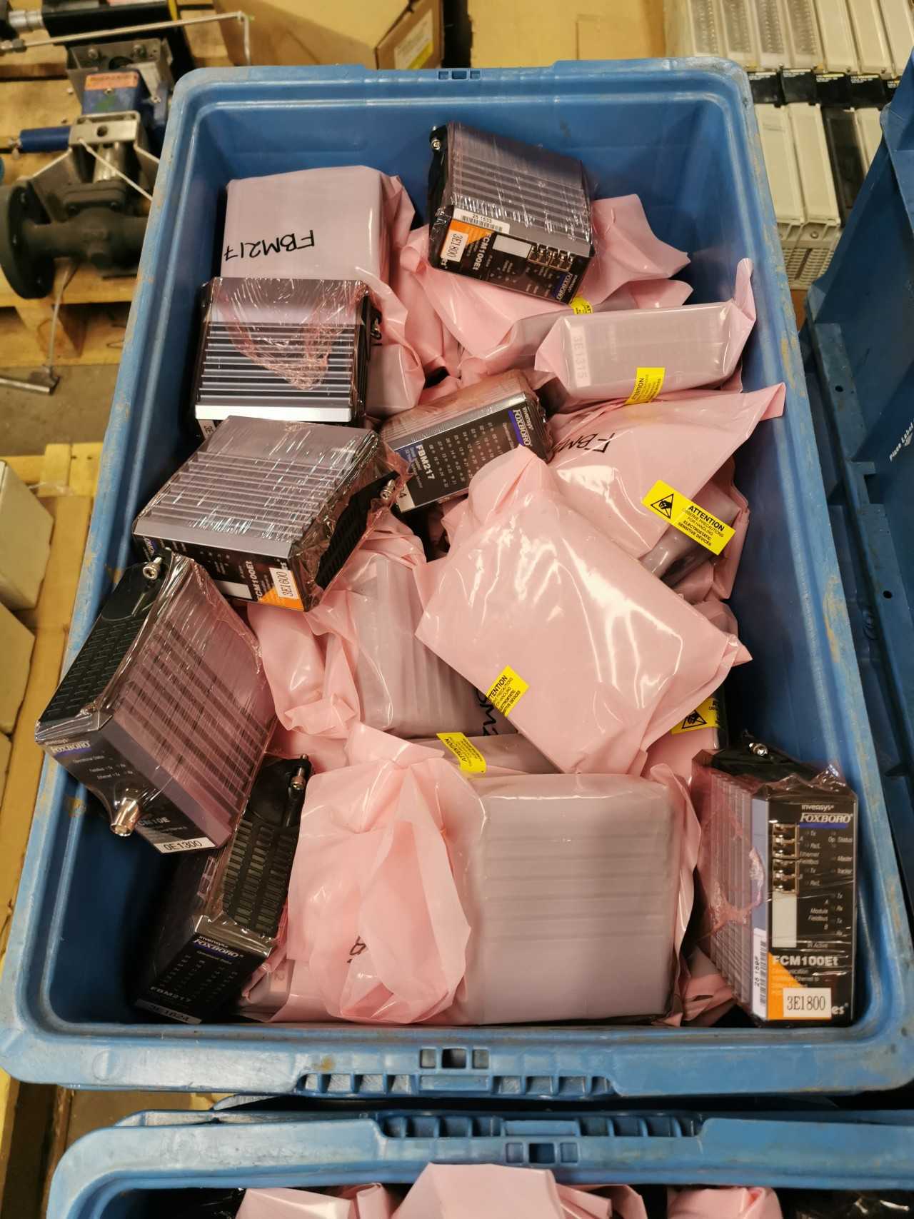 8 bins of Foxboro I/A Series PLC Modules - INDUSTRIAL PARTS