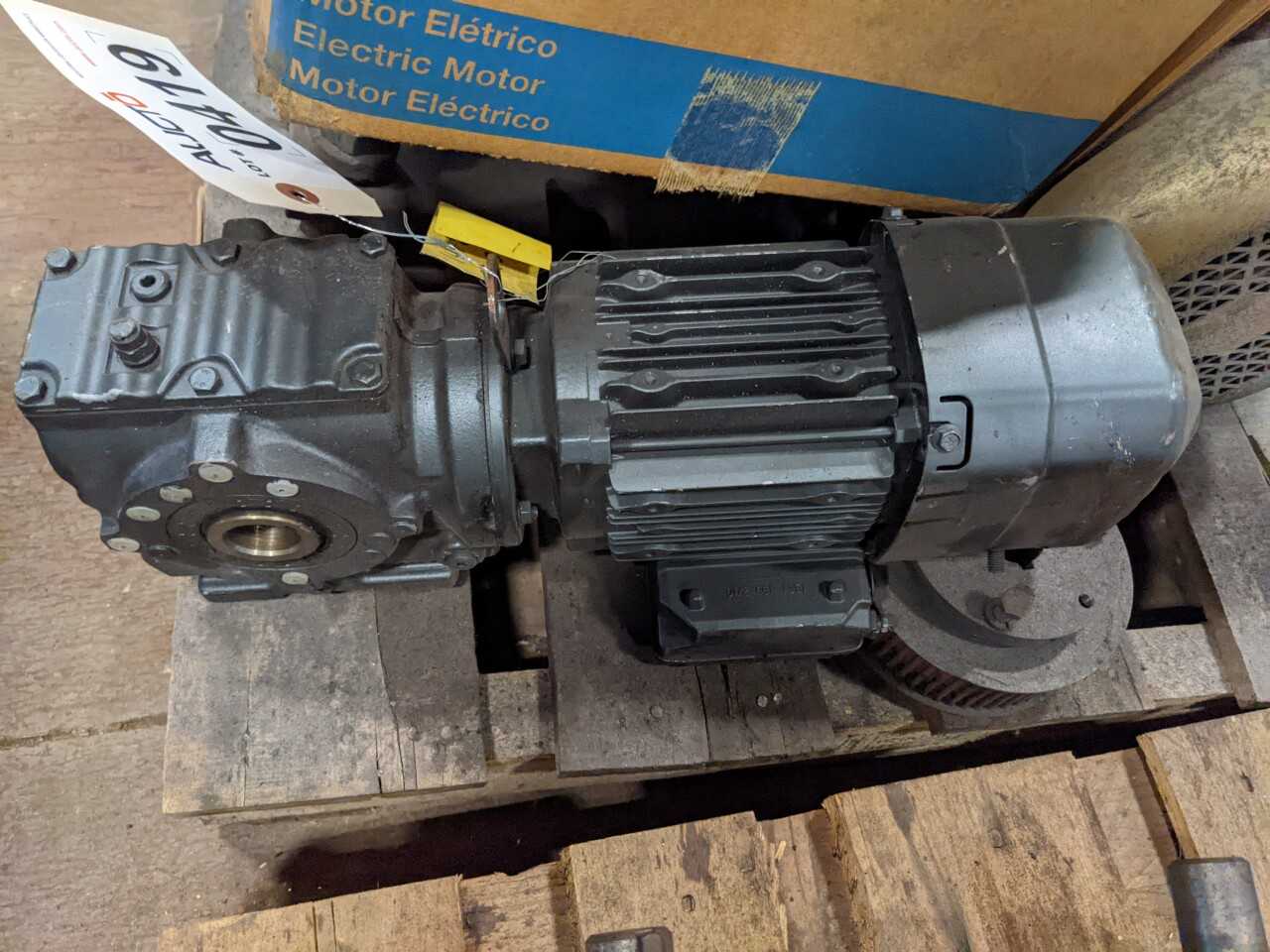 LOT OF 3 ASSORTED AC MOTORS,3-7.5HP 460V-AC, BALDOR, WEG, SEW (NEEDS REPAIR) - ELECTRIC MOTORS