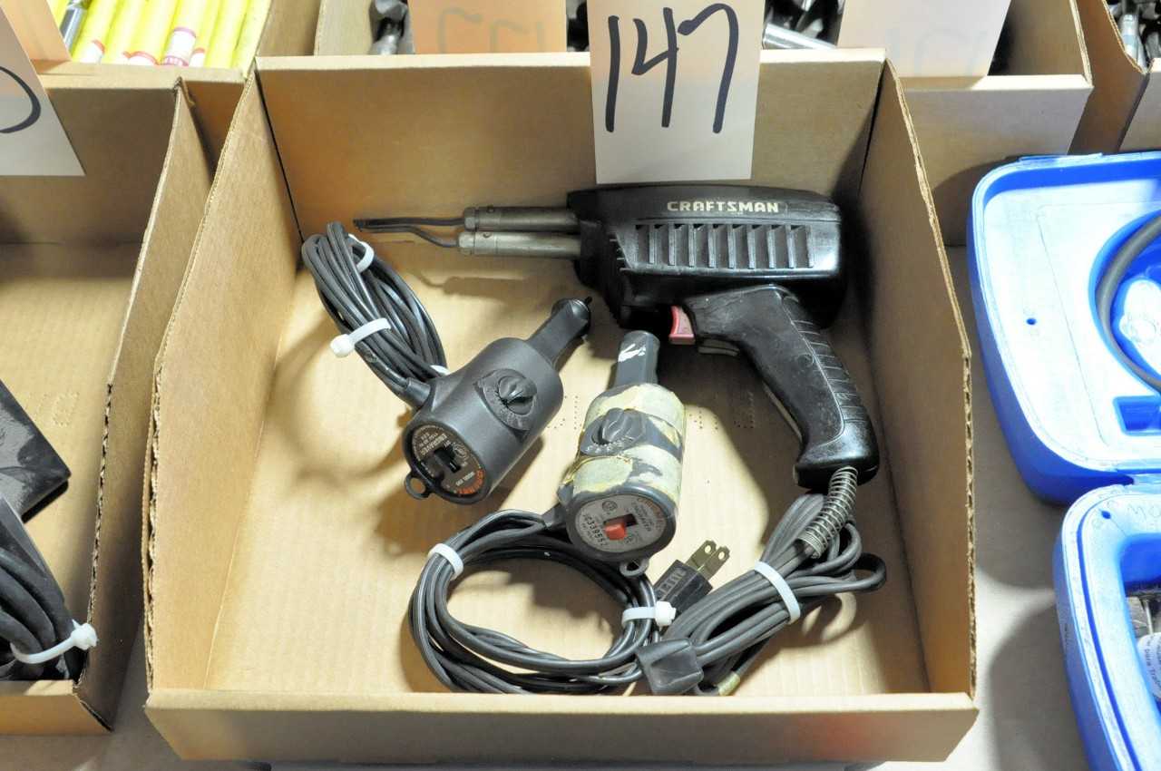 Lot 1 Craftsman Soldering Gun and 2 Various Engravers in 1 Box - ELECTRIC POWER TOOLS