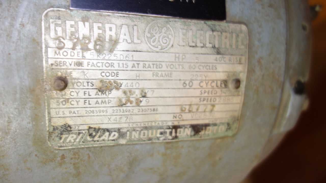 INGERSOLL RAND 1-1/2RVNL5 CENTRIFUGAL PUMP MOTOR - CENTRIFUGAL PUMP