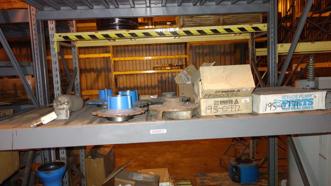 CONTENTS OF 2 RACK COLUMNS (FRONT AND BACK SHELVES) - MISCELLANEOUS