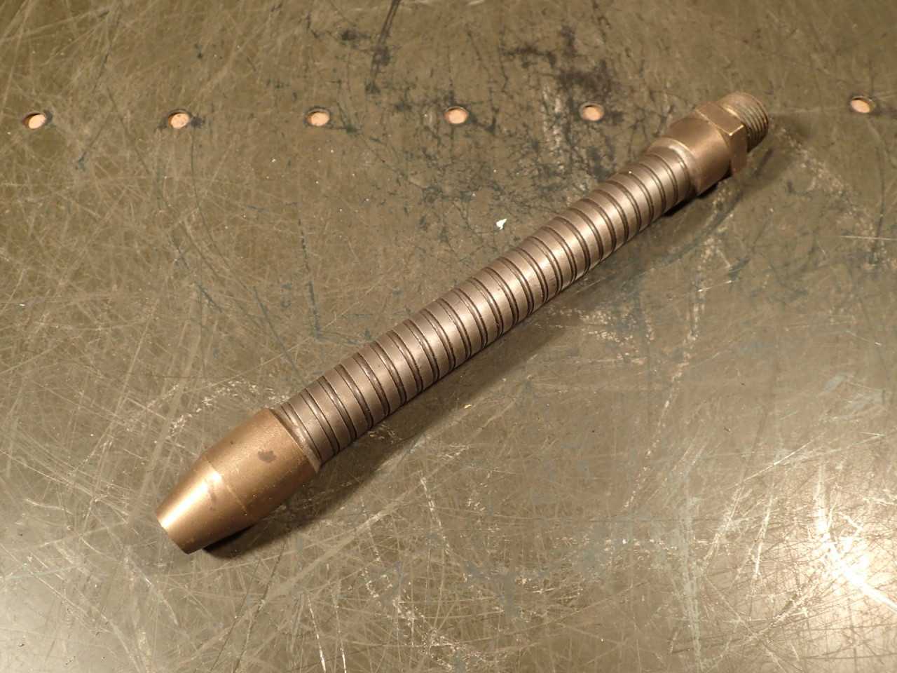 9" Long Machinist CNC Mill Milling Flexible Coolant Nozzle: 1/2" NPT Thread - MACHINING ACCESSORIES & TOOLING