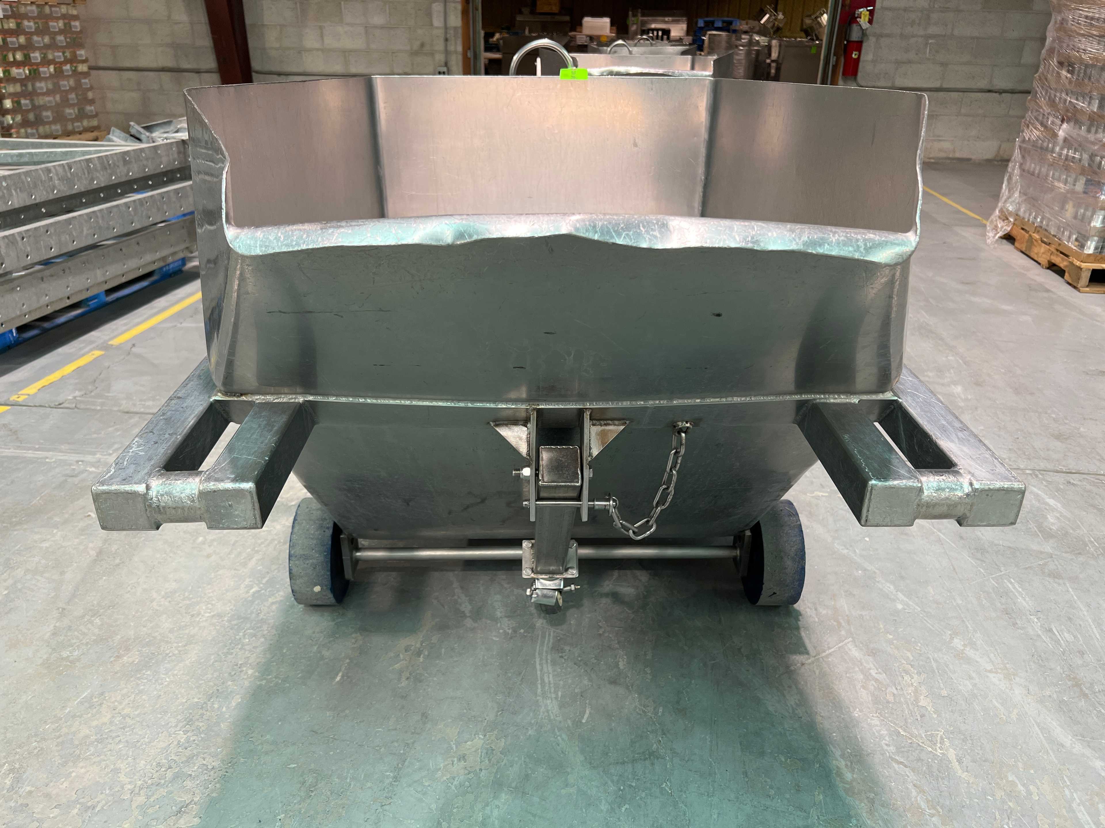 Stainless Steel Dump Cart Hopper